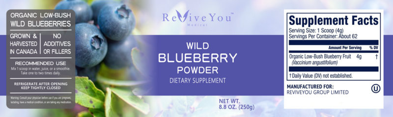 Organic Wild Blueberry Powder 8.8oz