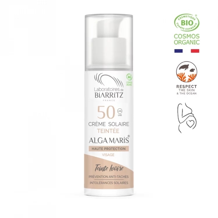 Organic Algae Sunscreen SPF50 (Ivory)